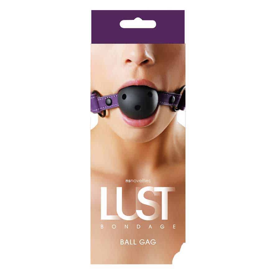LUST - Bondage Ball Gag, Purple