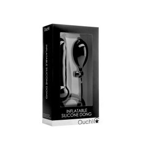 Alternative view of OUCH! Inflatable Silicone Plug -Black