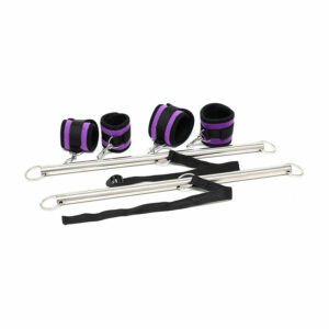 Alternative view of Spreader bar with Cuffs - Purple
