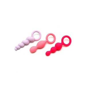 Alternative view of Satisfyer Buttplugs - Coloured 3 pack