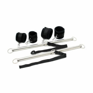 Alternative view of Spreader bar with Cuffs - Black