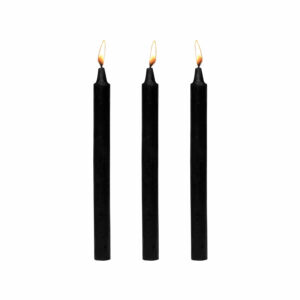 Dark Drippers Fetish Drip Candles Set of 3 - Black