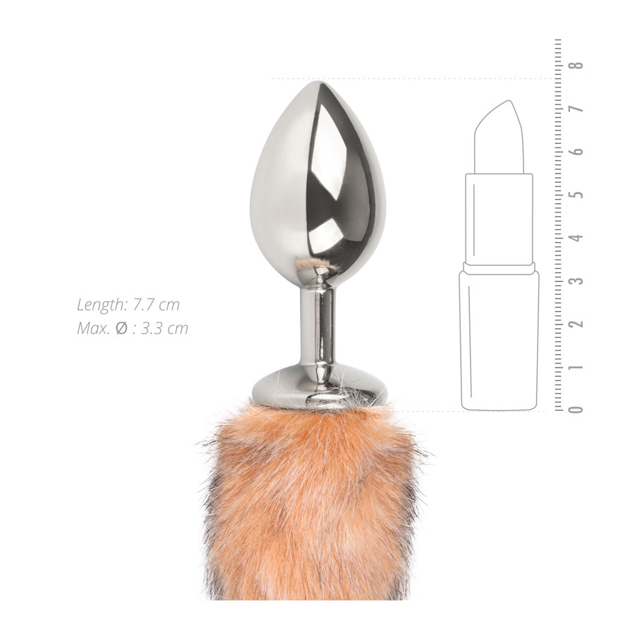 EasyToys- Fox Tail Plug No.3 - Silver - Bild 3
