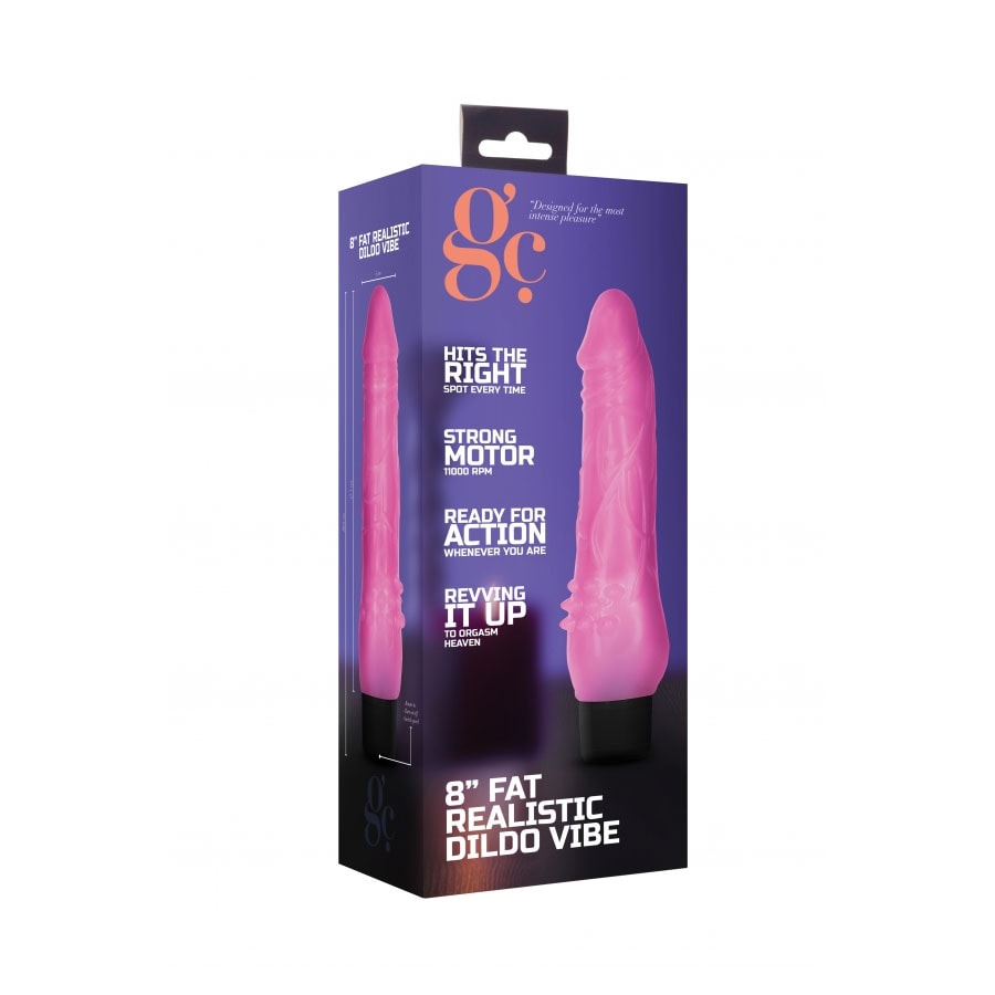 8 Inch Fat Realistic Dildo Vibe - Bild 3