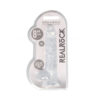 20 cm Realistic Dildo With Balls - Transparent - Bild 3