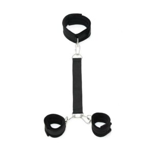 Alternative view of Soft Collar - Adjustable Handcuffs with Leash