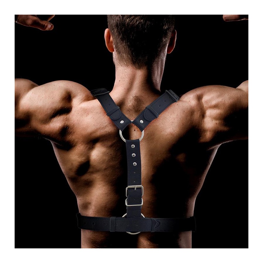 Fabrio Male Chest Harness - Vegan Leather - Bild 2
