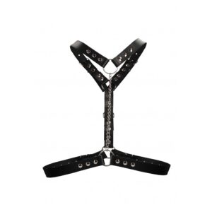 Alternative view of Twisted Bit Black Leather Harness