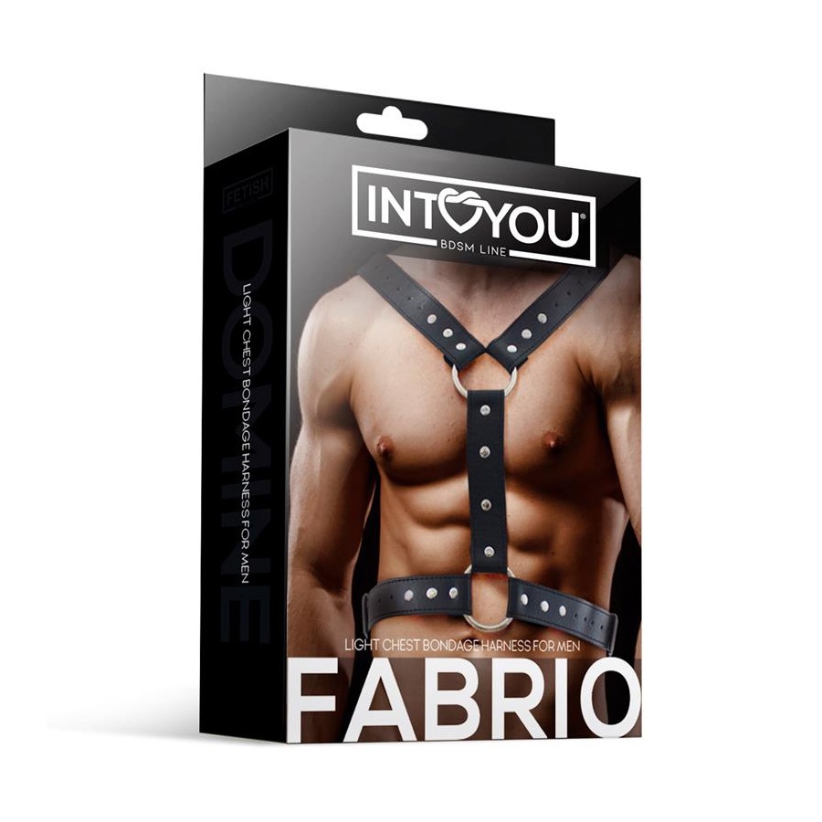 Fabrio Male Chest Harness - Vegan Leather - Bild 3