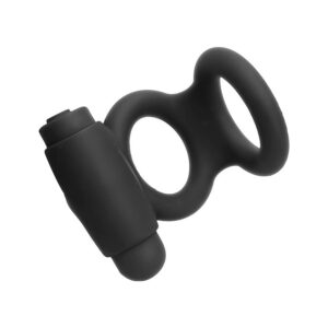 Alternative view of Denver Double Cockring with Vibrating Bullet