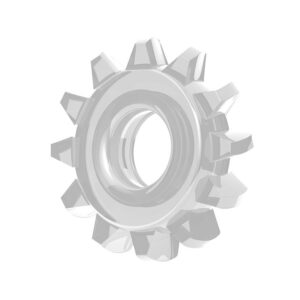 Alternative view of Penis Ring Power Plus - Clear