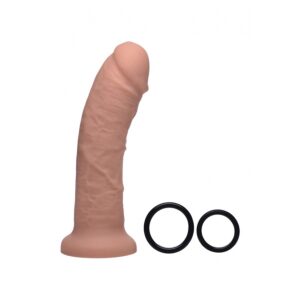 Alternative view of Brazen 8" Silicone Dildo with Harness