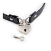 Collar with Heart Lock - Vegan Leather - Bild 2
