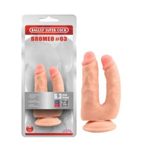 Alternative view of Double Dildo - Bromeo N3 Flesh