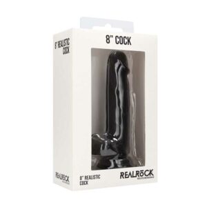Alternative view of Realistic Cock with Scrotum - 8" / 20 cm