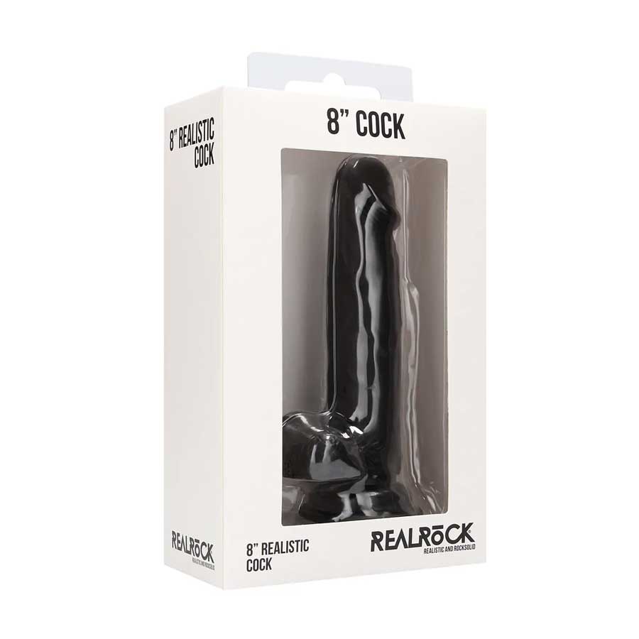 Realistic Cock with Scrotum - 8" / 20 cm - Bild 2