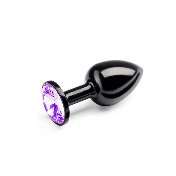 Gun Metal Black - Purple jewel 34mm