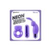 Neon Luv Vibrating Couples Kit - purple