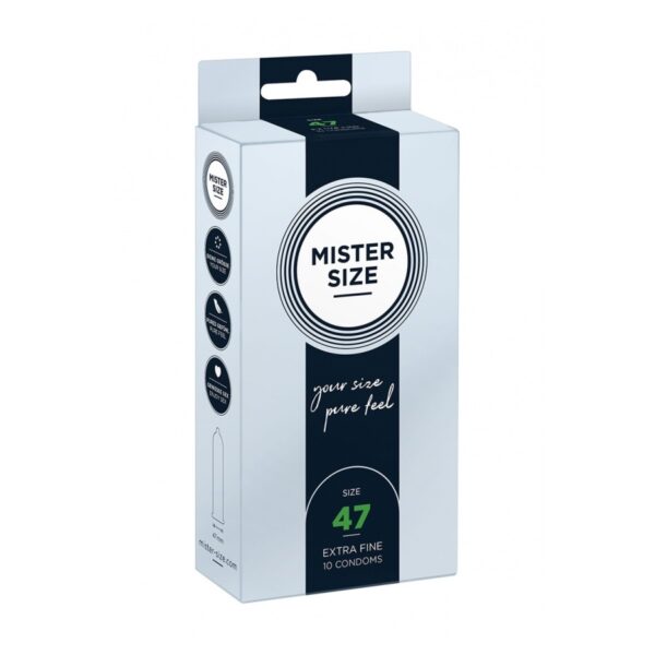 Mister Size - Pure Feel - 47 mm - 10 pack